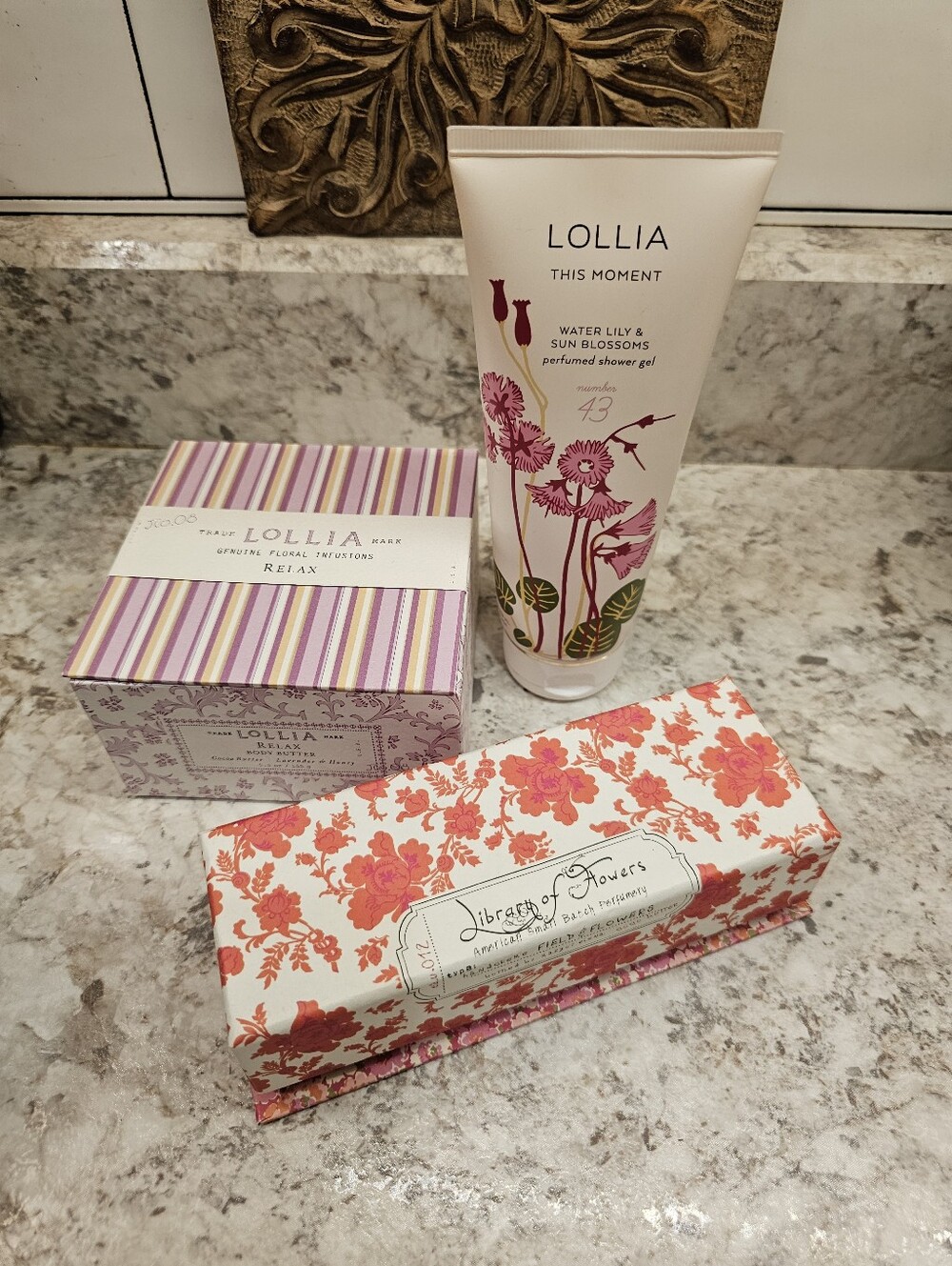 Lollia This Moment Shower Gel And Lavender And Honey Body Butter